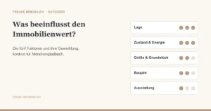 Mehr über den Artikel erfahren Was beeinflusst den Immobilienwert in Mönchengladbach?