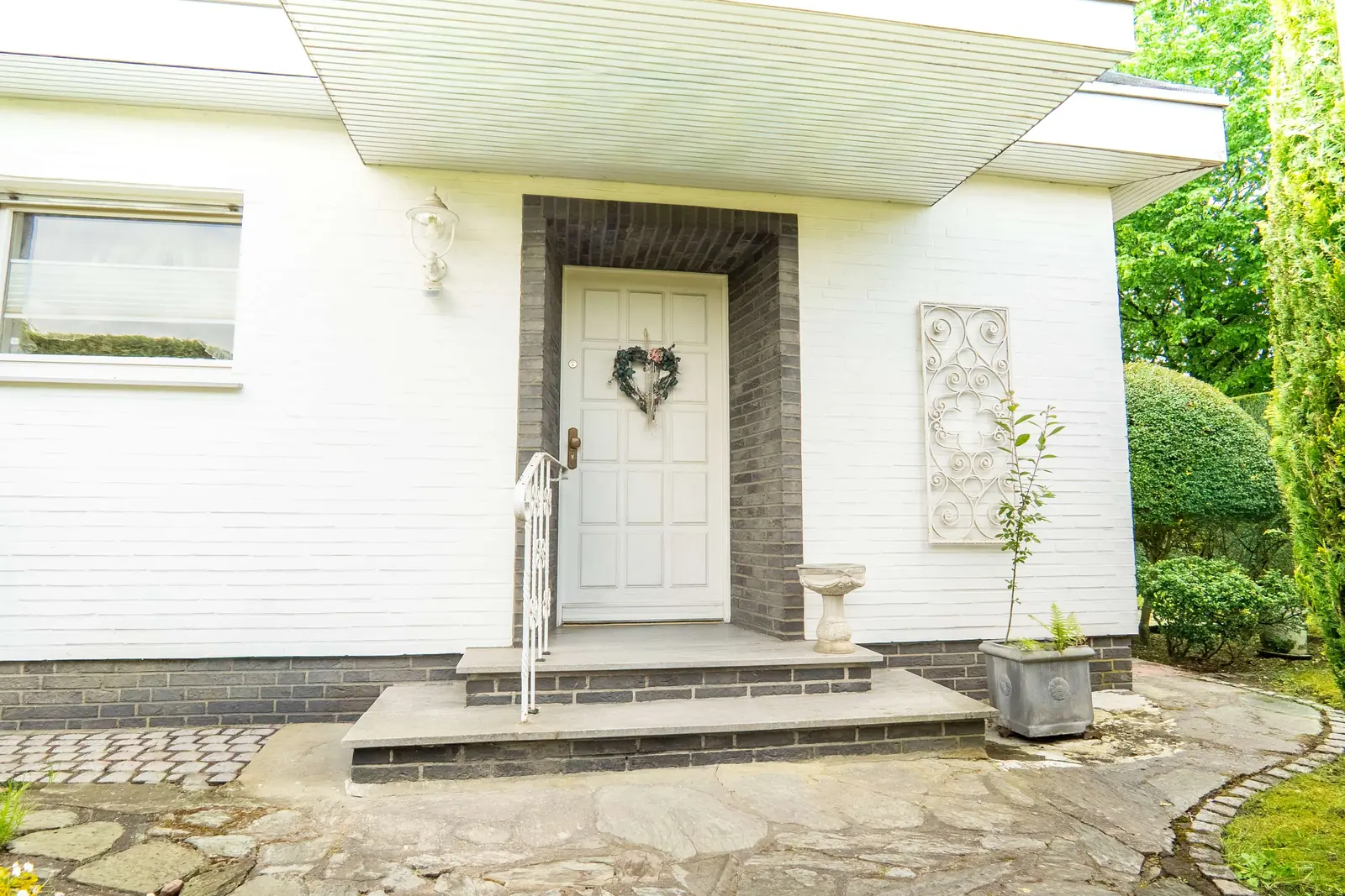 Hauseingang des Bungalows