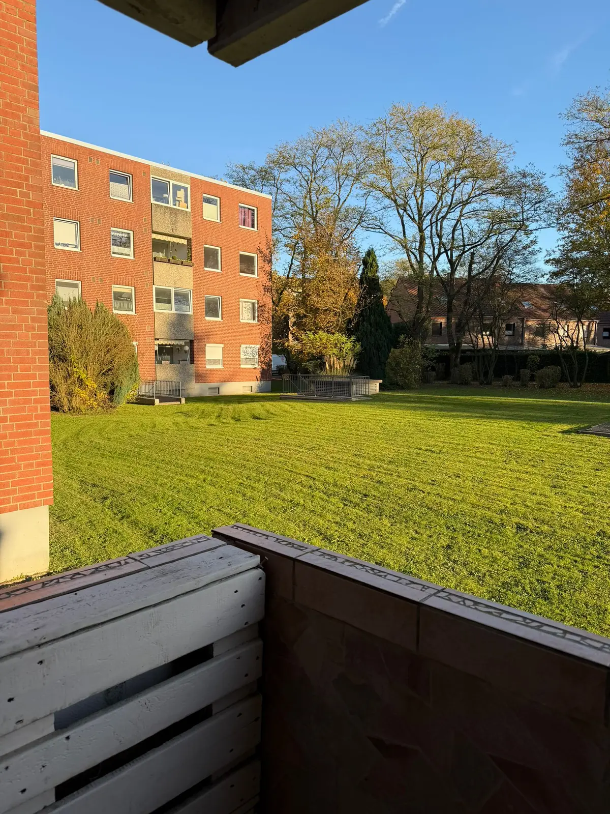 Loggia mit Blick ins Grüne